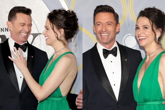 Hugh Jackman and Sutton Foster
