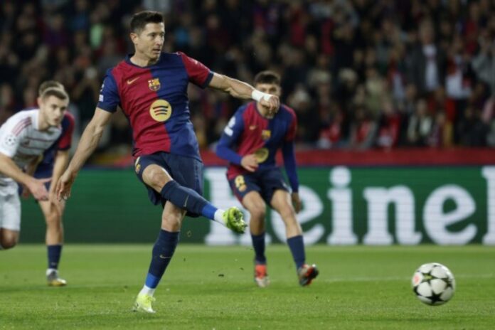 Lewandowski joins Ronaldo, Messi in 100 Champions League goals club