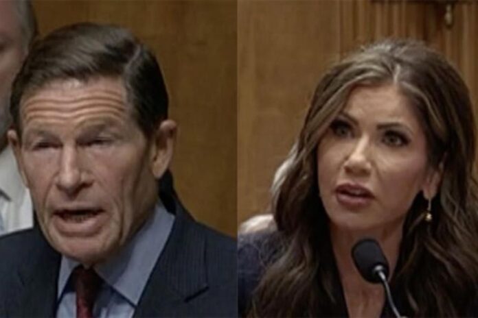 Democratic Senator Shuts Down Kristi Noem Over Trump Threat: 'This Is No Hypothetical'