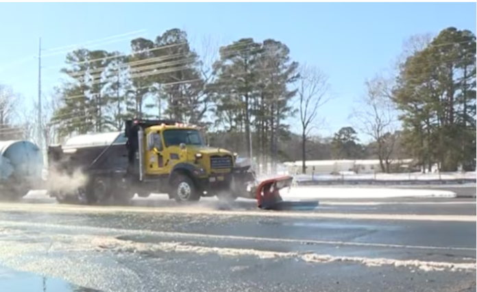 Slippery Conditions Persist on Greenville Roads, NCDOT Reports
