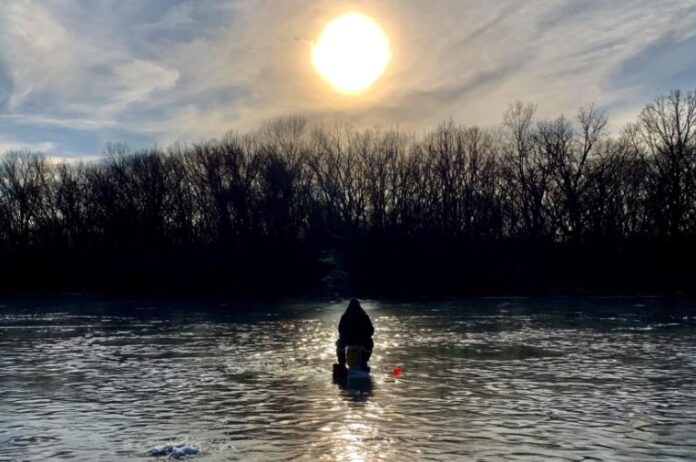 Frozen Beauty: Ice Fishing in Van Gogh’s Artistic Vision