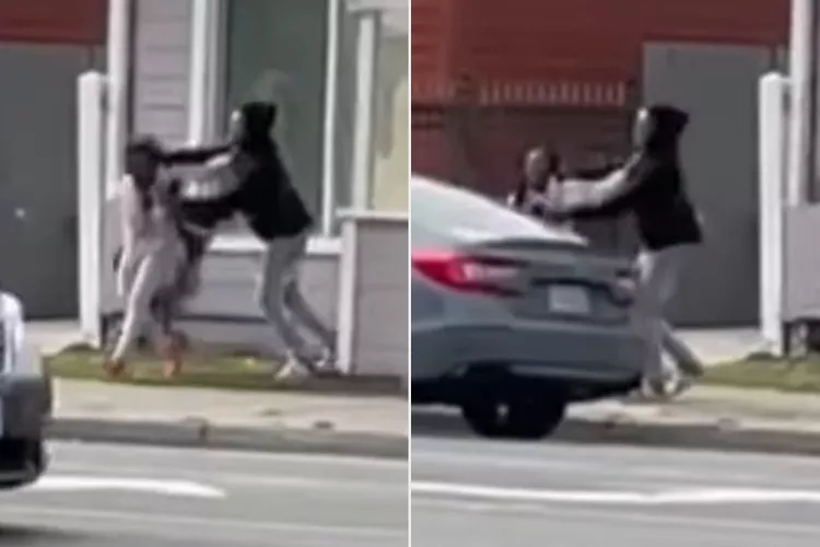 Kidnapping Caught on Tape: Man Grabs Woman and Forcing Her Into Vehicle